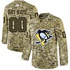 Custom Pittsburgh Penguins Jersey Name And Number Camo