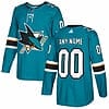 Custom San Jose Sharks Jersey Name And Number 2017-2018 Blue NHL Hockey