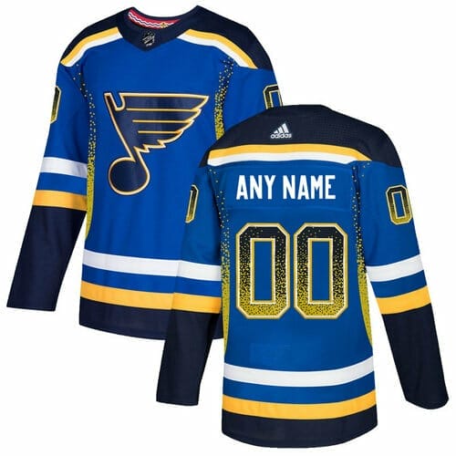 Custom St. Louis Blues Jersey Name And Number Royal Drift Fashion 1 Custom St. Louis Blues Jersey Name And Number Royal Drift Fashion