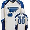 Custom St. Louis Blues Jersey Name And Number White 3 Custom St. Louis Blues Jersey Name And Number White