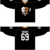 Custom Sudbury Bulldogs Jersey #69 Shore Black Hockey