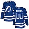 Custom Tampa Bay Lightning Jersey Name And Number Blue Drift Fashion