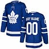 Custom Toronto Maple Leafs Jersey Name And Number 2017-2018 Blue Home NHL