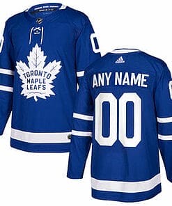 Custom Toronto Maple Leafs Jersey Name And Number 2017-2018 Blue Home NHL