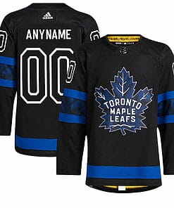 Custom Toronto Maple Leafs Jersey Name And Number Black Drew House Alternate NHL