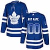 Custom Toronto Maple Leafs Jersey Name And Number Blue Drift Fashion
