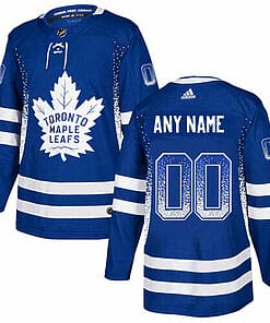 Custom Toronto Maple Leafs Jersey Name And Number Blue Drift Fashion