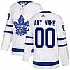 Custom Toronto Maple Leafs Jersey Name And Number White Away
