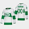 Custom Toronto Maple Leafs Jersey Name And Number White St. Pats Road Player