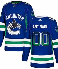 Custom Vancouver Canucks Jersey Name And Number Blue Drift Fashion