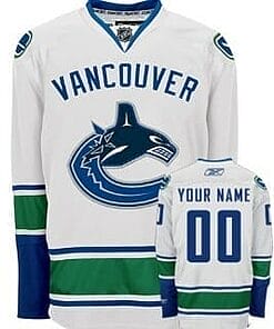 Custom Vancouver Canucks Jersey Name And Number White