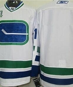 Custom Vancouver Canucks Jersey Name And Number White Third