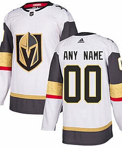 Custom Vegas Golden Knights Jersey Name And Number White NHL