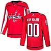 Custom Washington Capitals Jersey Name And Number 2017-2018 Red NHL Hockey