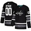 Custom Washington Capitals Jersey Name And Number 2019 Black NHL All-Star Game Parley