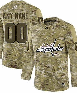 Custom Washington Capitals Jersey Name And Number Camo
