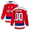 Custom Washington Capitals Jersey Name And Number Red Alternate