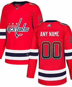 Custom Washington Capitals Jersey Name And Number Red Drift Fashion