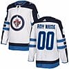 Custom Winnipeg Jets Jersey Name And Number White Away NHL