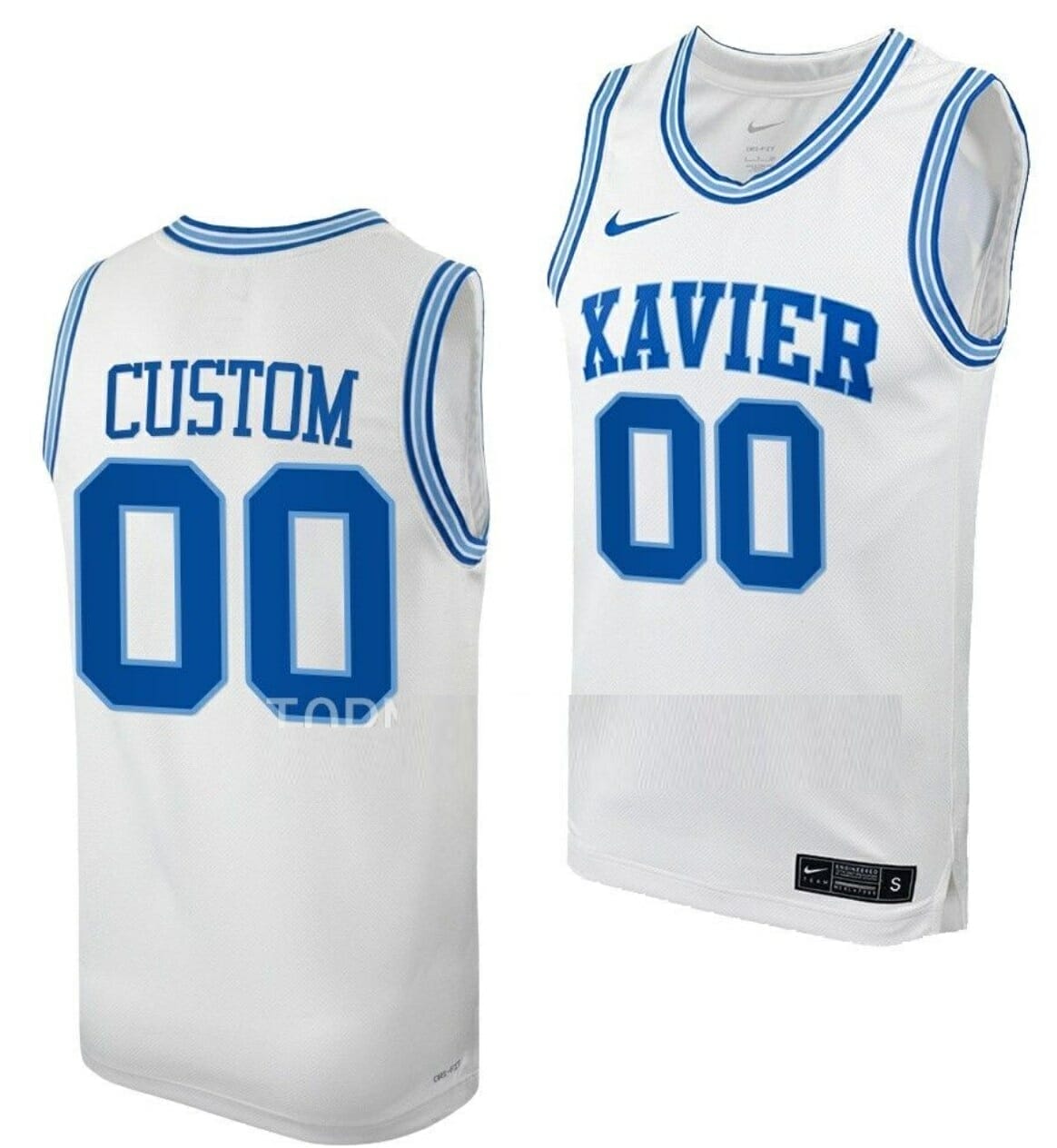 Custom Xavier Musketeers Jersey College Basketball White Throwback 1 Custom Xavier Musketeers Jersey College Basketball White Throwback