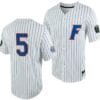Colby Halter Jersey Florida Gators #5 White Royal 2023 College World Series NCAA Baseball
