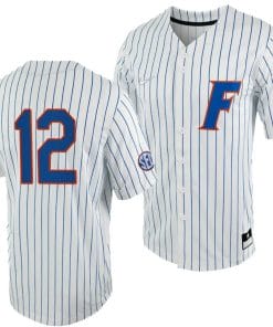 Hurston Waldrep Jersey Florida Gators #12 White Royal 2023 College World Series NCAA Baseball