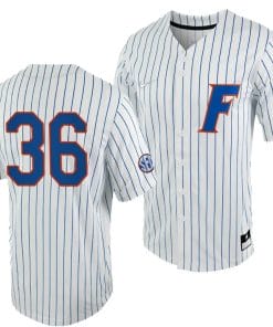 Wyatt Langford Jersey Florida Gators #36 White Royal 2023 College World Series NCAA Baseball