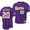 2023 College World Series Champions Paul Skenes Jersey LSU Tigers NCAA Baseball Purple #20