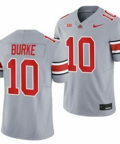 Ohio State Buckeyes #10 Denzel Burke 2023 Alternate Gary Limited Football Jersey