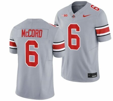 Ohio State Buckeyes #6 Kyle McCord 2023 Alternate Gary Limited Football Jersey