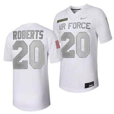 Air Force Falcons Brad Roberts Jersey #20 Football Rivalry Legacy Series White 10 Air Force Falcons Brad Roberts Jersey #20 Football Rivalry Legacy Series White