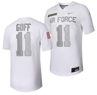 Air Force Falcons Camby Goff Jersey #11 Football Rivalry Legacy Series White 10 Air Force Falcons Camby Goff Jersey #11 Football Rivalry Legacy Series White