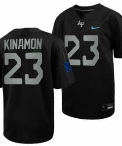 Air Force Falcons Dane Kinamon Jersey #23 Football 2022 Space Force Rivalry Alternate Black