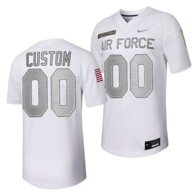 Custom Air Force Falcons Jersey Name and Number Football Rivalry Legacy Series White