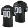 Custom Michigan State Spartans Jersey College Football Black 2023 6 Custom Michigan State Spartans Jersey College Football Black 2023