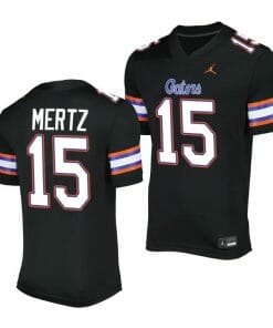 Florida Gators Graham Mertz Jersey #15 Alternate Game Black 2023 Salute To Service Uniform