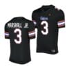Florida Gators Jason Marshall Jr. Jersey #3 Alternate Game Black 2023 Salute To Service Uniform