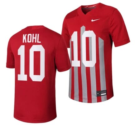 Iowa State Cyclones JJ Kohl Jersey Throwback College Football Game Cardinal #10