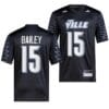 Louisville Cardinals Harrison Bailey Jersey #15 College Football 2023 Premier Black 7 Louisville Cardinals Harrison Bailey Jersey #15 College Football 2023 Premier Black