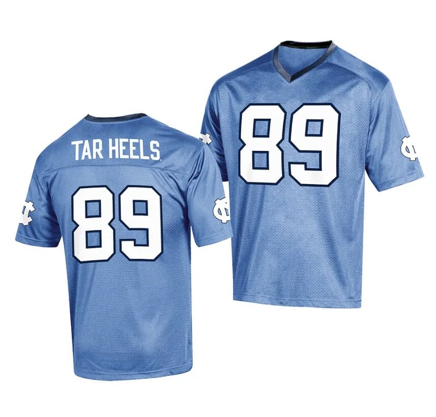 North Carolina Tar Heels Jersey #89 College Football 2023 Replica Blue 1 North Carolina Tar Heels Jersey #89 College Football 2023 Replica Blue
