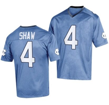 North Carolina Tar Heels Travis Shaw Jersey #4 College Football 2023 Replica Blue