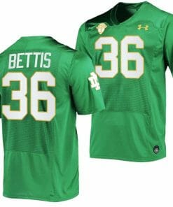 Notre Dame Fighting Irish #36 Jerome Bettis Jersey College Football Green 2023