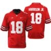 Ohio State Buckeyes #18 Marvin Harrison Jr Jersey Red NCAA College Football 6 Ohio State Buckeyes #18 Marvin Harrison Jr Jersey Red NCAA College Football