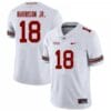Ohio State Buckeyes #18 Marvin Harrison Jr Jersey Alternate White Limited NCAA Football 6 Ohio State Buckeyes #18 Marvin Harrison Jr Jersey Alternate White Limited NCAA Football
