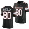 Oklahoma State Cowboys #80 Brennan Presley Jersey 2023 College Football Black Game