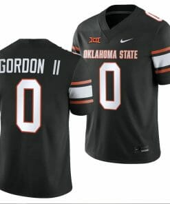 Oklahoma State Cowboys #0 Ollie Gordon II Jersey 2023 College Football Black Game