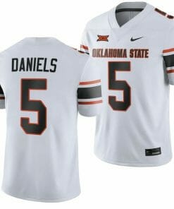Oklahoma State Cowboys #5 Kendal Daniels Jersey 2023 College Football White Game