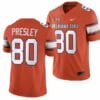 Oklahoma State Cowboys #80 Brennan Presley Jersey 2023 College Football Orange Game 7 Oklahoma State Cowboys #80 Brennan Presley Jersey 2023 College Football Orange Game
