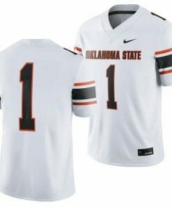 Oklahoma State Cowboys Jersey #1 College Football 2023 Game White