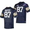 Notre Dame Fighting Irish Michael Mayer Jersey #87 College Football 2023 Aer Lingus Classic Navy